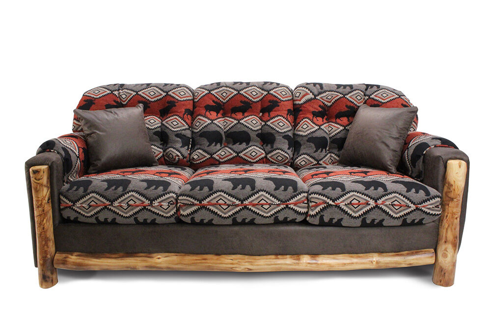 Western Fabric Upholstery Sofas, Western Style Leather Couches