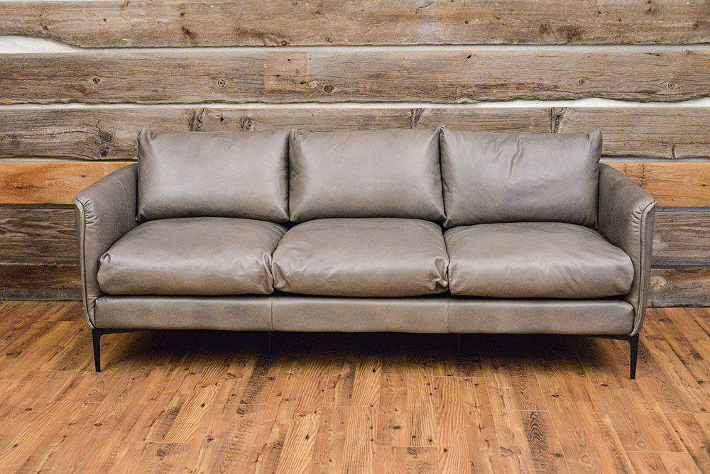 Western Fabric Upholstery Sofas, Calgary Sofa Vintage Brown Leather