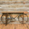 rustic console table