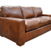 rustic leather sofa