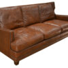 western leather couch