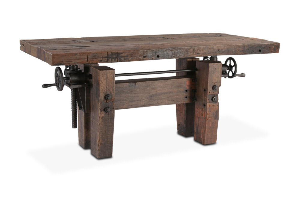 Eiffel 67" Adjustable Rustic Office Desk