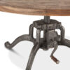 Industrial Round Loft Coffee Table in Weather Gray - Image 3