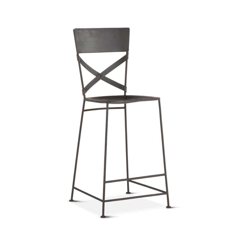 Industrial Loft Bar Chair 16in- black