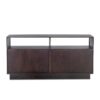 San Marino 64-Inch Acacia Wood Live Edge Dresser in Raw Walnut Finish