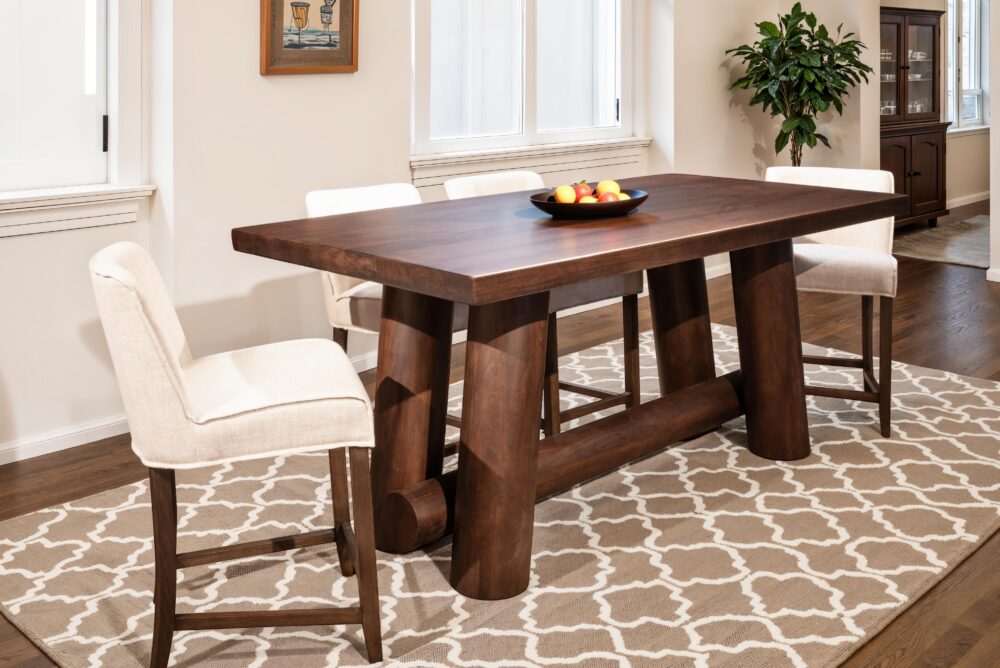 Timbers Barrel 80" Dining Table in Light Vinegar Acacia