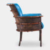 Navajo Dining Chair in Hand Painted Blue - Image 3