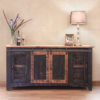 Pueblo Black Tv Stand - 60", 70", 80" - Image 4