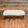 Icelandic Sheepskin 4-Foot Bench - Image 2