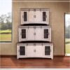 Pueblo White Tv Stand - 60", 70", 80"