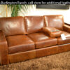 City Craft Leather Sofa in Polo Club Caramel - Image 7