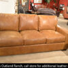 City Craft Leather Sofa in Polo Club Caramel - Image 5
