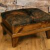 Cowhide Storage Ottoman - Image 5