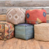 Red Southwest Pouf - Image 2