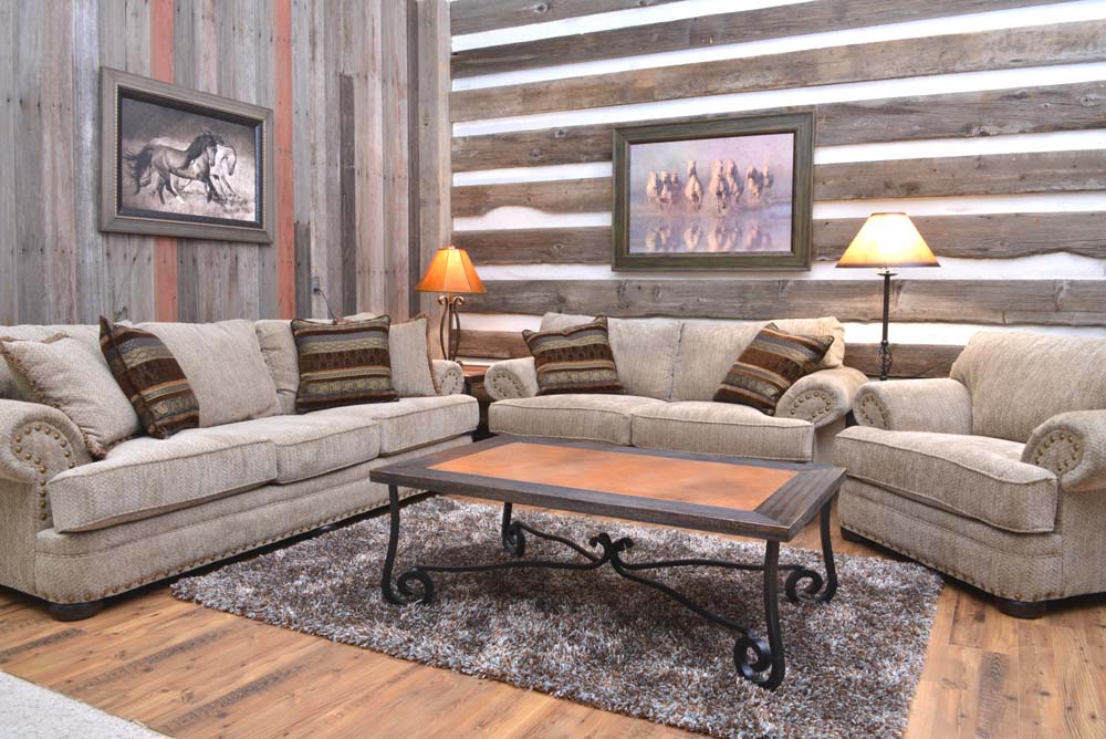 Rustic Western Living Collections Furniture - Back at the Ranch Furniture