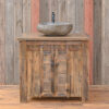 rustic bathroom vanity